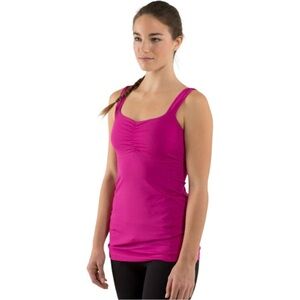 Lululemon Aria Tank II Raspberry Size 4